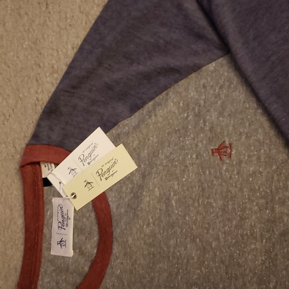 Original Penguin Baseball Long Sleeve Shirt - Picture 4 of 5